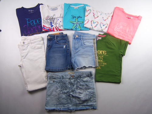 Teile shirt jeans shorts - 10,
